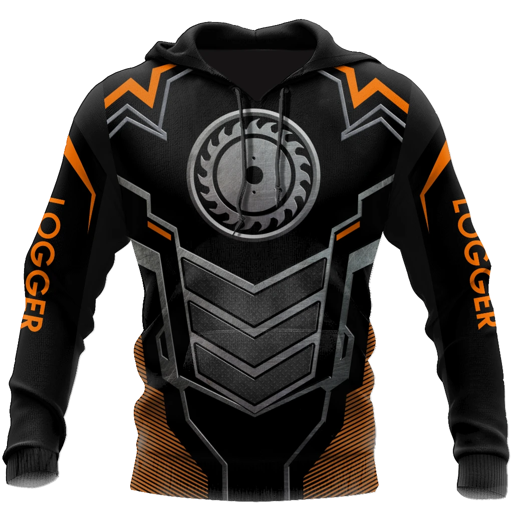 Awesome Hoodie 3D All Over Print Logger Chainsaw - Hoodie, T-Shirt, Zip Hoodies, Sweatshirt ND873