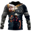 Awesome Hoodie 3D All Over Print Logger Chainsaw - Hoodie, T-Shirt, Zip Hoodies, Sweatshirt ND877