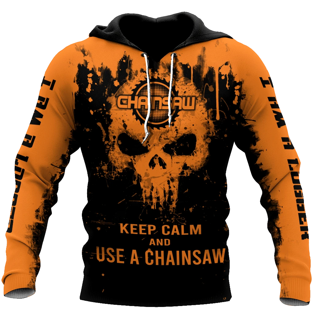 Awesome Hoodie 3D All Over Print Skull Chainsaw - Hoodie, T-Shirt, Zip Hoodies, Sweatshirt ND884