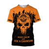 Awesome Hoodie 3D All Over Print Skull Chainsaw - Hoodie, T-Shirt, Zip Hoodies, Sweatshirt ND884