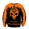 Awesome Hoodie 3D All Over Print Skull Chainsaw - Hoodie, T-Shirt, Zip Hoodies, Sweatshirt ND884