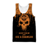 Awesome Hoodie 3D All Over Print Skull Chainsaw - Hoodie, T-Shirt, Zip Hoodies, Sweatshirt ND884