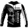 Awesome Hoodie 3D All Over Print Logger Dead Skull Chainsaw - Hoodie, T-Shirt, Zip Hoodies, Sweatshirt ND890