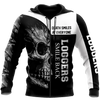 Awesome Hoodie 3D All Over Print Logger Dead Skull Chainsaw - Hoodie, T-Shirt, Zip Hoodies, Sweatshirt ND890