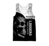Awesome Hoodie 3D All Over Print Logger Dead Skull Chainsaw - Hoodie, T-Shirt, Zip Hoodies, Sweatshirt ND890