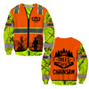 Awesome Hoodie 3D All Over Print Chainsaw Logger Custom Name - Hoodie, T-Shirt, Zip Hoodies, Sweatshirt ND891