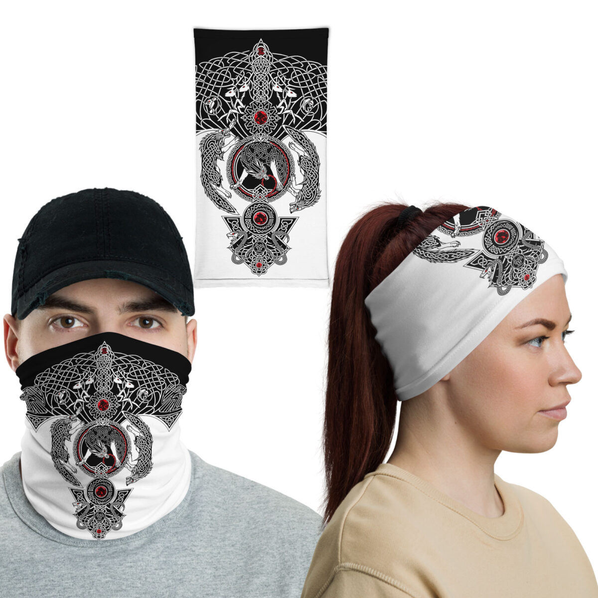 Awesome Hoodie Viking Neck Gaiter - NDG004