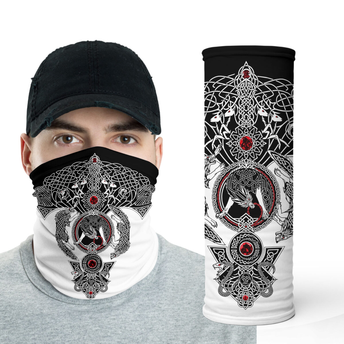Awesome Hoodie Viking Neck Gaiter - NDG004