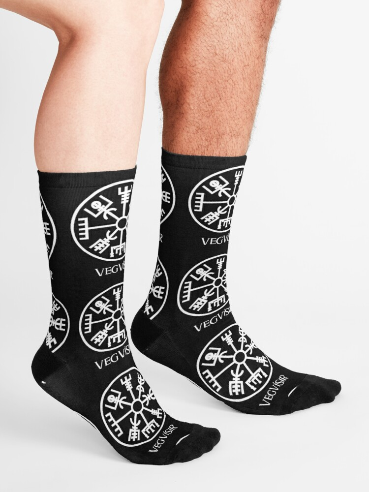 Awesome Hoodied 3D All Over Print Socks Viking NDS004