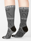 Awesome Hoodied 3D All Over Print Socks Viking NDS008