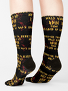 Awesome Hoodied 3D All Over Print Socks Viking NDS010
