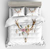 Awesome Hoodied Artwork Deer Bedding Set HBD003