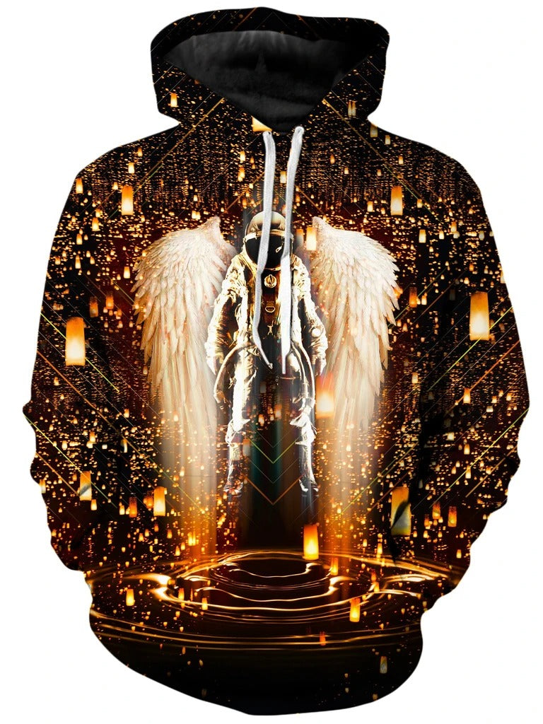 Awesome hoodied 3D All Over Print ASTRONAUT WINGS HOODIE for Men and Women TH019