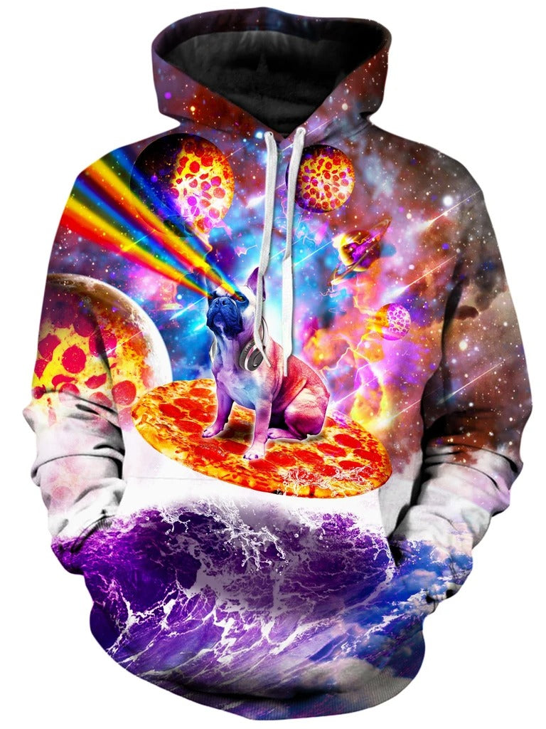 Awesome hoodied 3D All Over Print BULLDOG SURFING HOODIE for Men and Women TH023