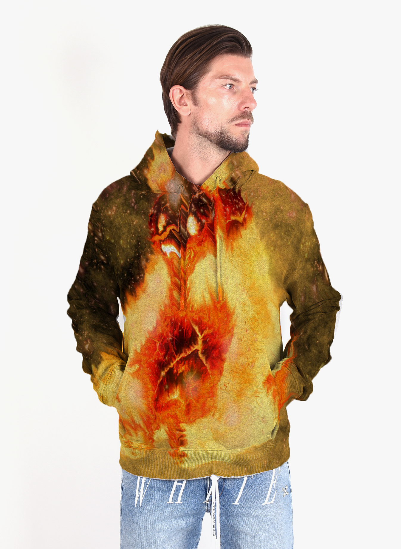 Awesome hoodie 3D All Over Print  Panda fire for Men and Women Hoodie, Funy Panda.