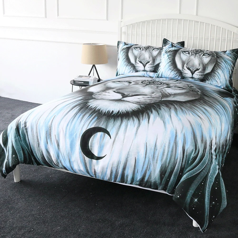 Awesome Hoodies - Lion Galaxy - Bedding Set QK3141