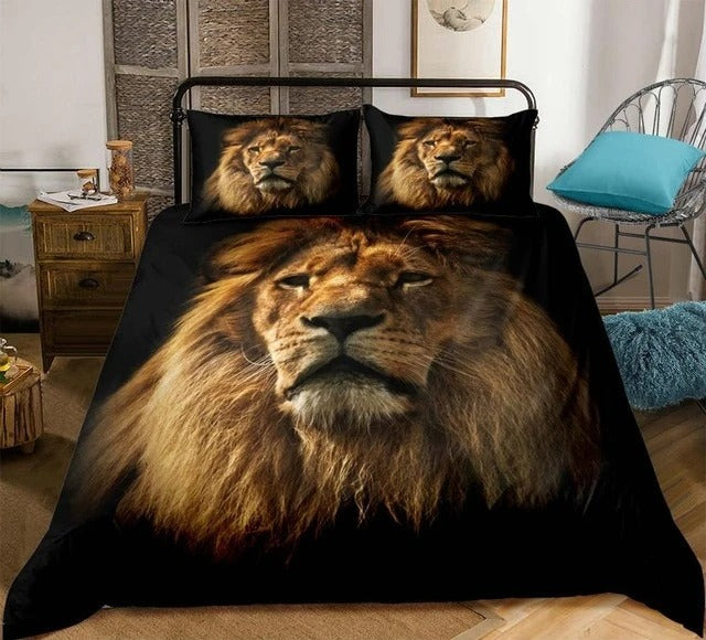 Awesome Hoodies - 3D Africa Lion - Bedding Set QK3143