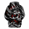 Awesome hoodie 3D All Over Print Skull Metal King Hoodie  for Men and Women TH042