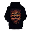 Awesome hoodie 3D All Over Print Skull Lava Hoodie for Men and Women TH041