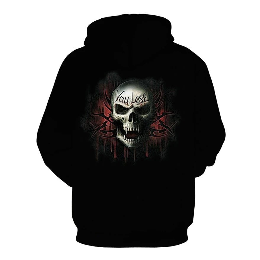 Awesome hoodied 3D All Over Print Angel of Death Chain Hoodie  for Men and Women TH033