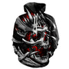 Awesome hoodie 3D All Over Print Skull Metal King Hoodie  for Men and Women TH042