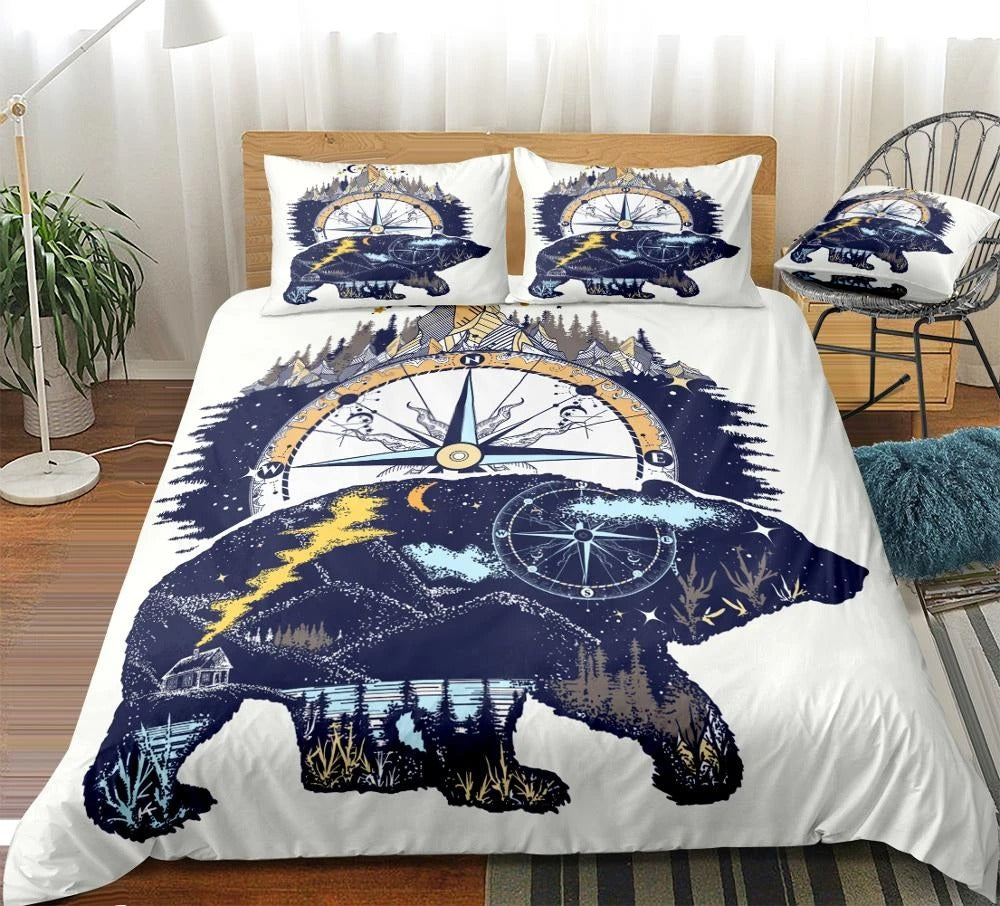 Awesome Hoodies - Bear - Bedding Set QK3133