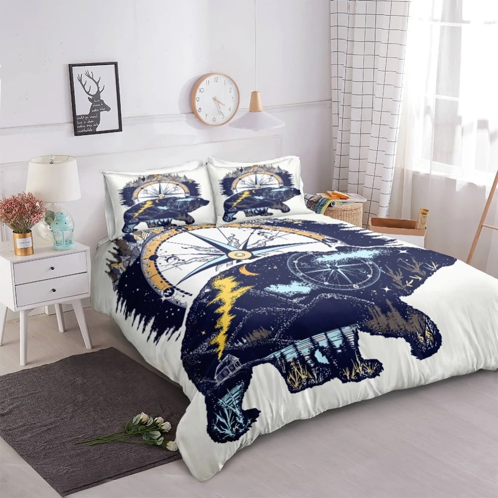 Awesome Hoodies - Bear - Bedding Set QK3133