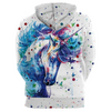Awesome hoodied 3D All Over Print UNICORN  SWEATSHIRT for Men and Women TH008