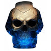 Awesome hoodie 3D All Over Print Skull Hoodie Cool 3D  for Men and Women TH039