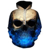 Awesome hoodie 3D All Over Print Skull Hoodie Cool 3D  for Men and Women TH039
