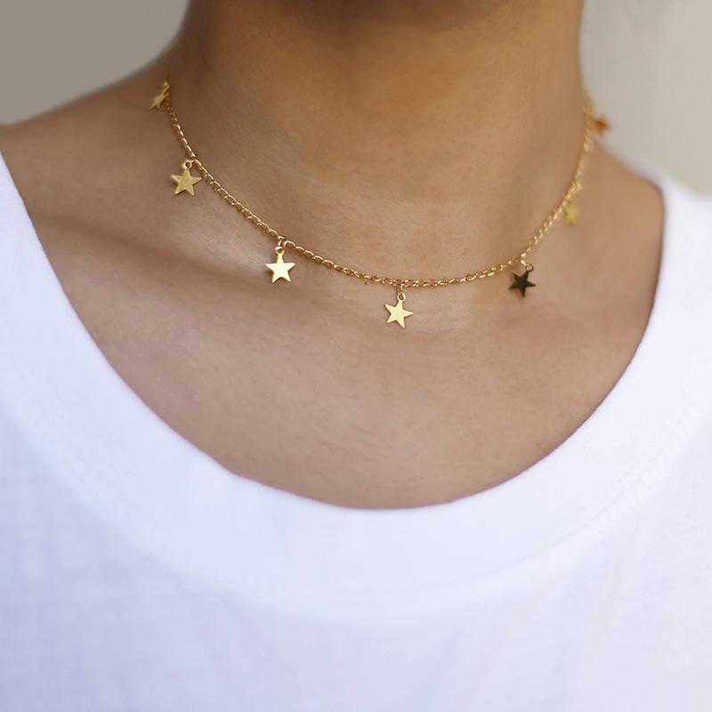 7 Star Choker Necklace