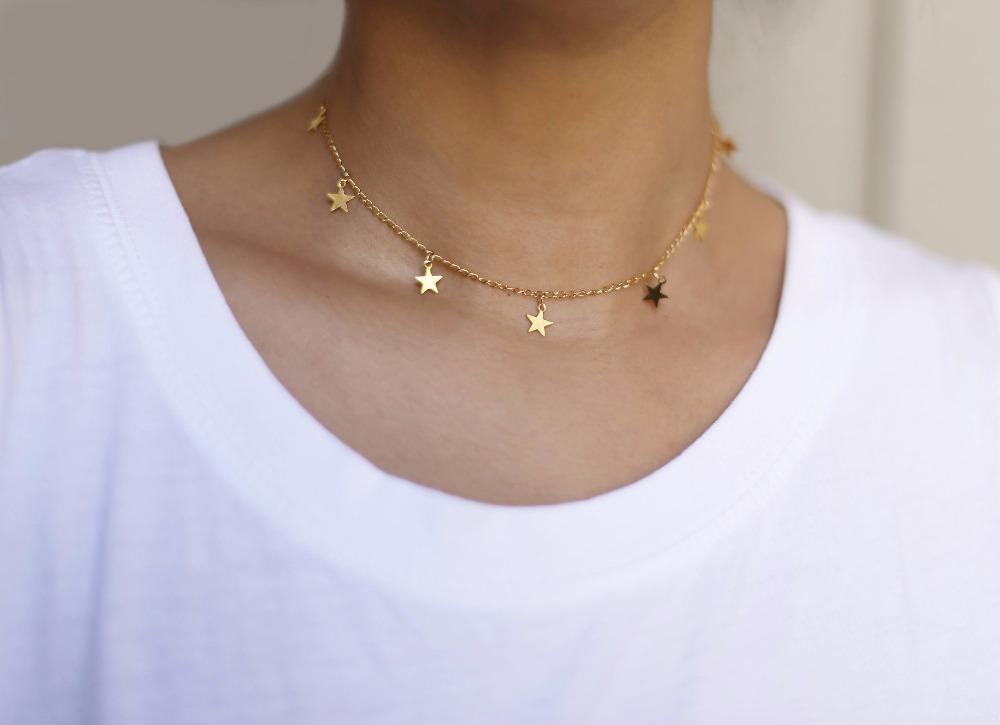 7 Star Choker Necklace