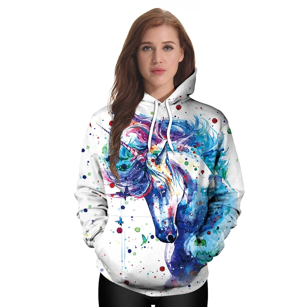 Awesome hoodied 3D All Over Print UNICORN  SWEATSHIRT for Men and Women TH008