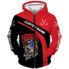 Awesome hoodie 3D ALL Print Hooked On Freedom -Men and Women Zip Hoodies- ND006