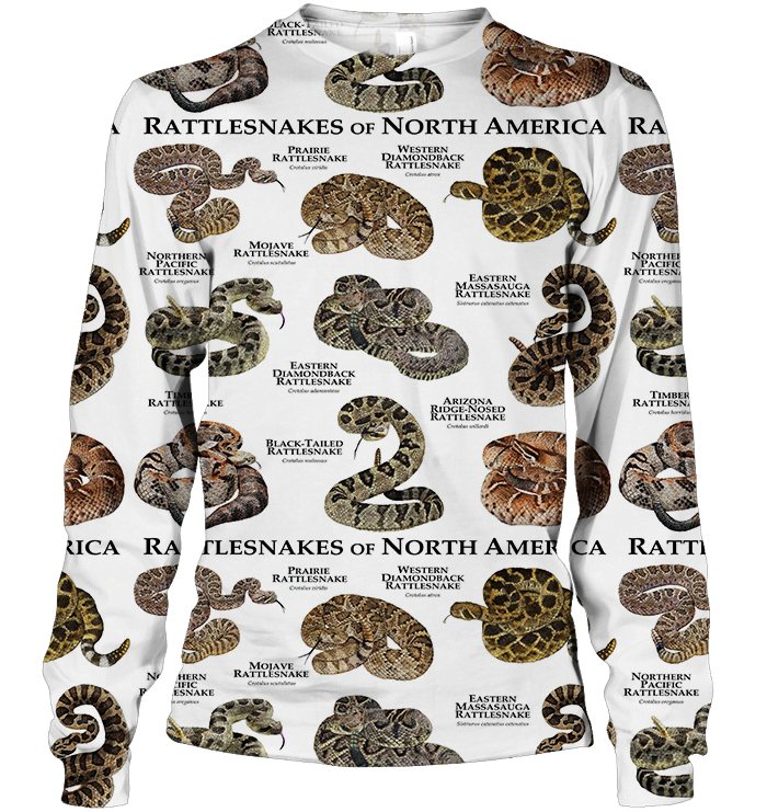 3D All Over Print Rattle Snakes Hoodie