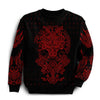 AwesomeHoodie Viking Fenrir Wolf Red Hoodie for Men and Women DC069