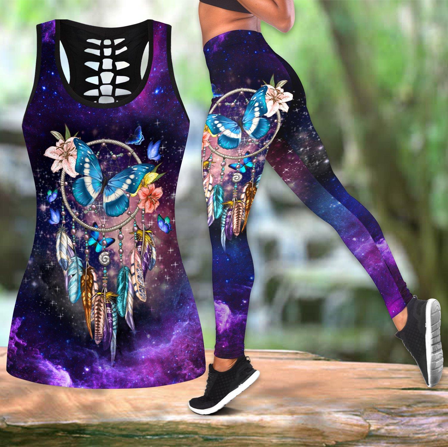 Awesome Hoodied 3 D All Over Printer Legging Butterfly HDL13