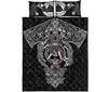 Awesome Hoodied Treble Clef And Hummingbirds Quilt Bed Set Viking HDQ034