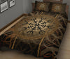 Awesome Hoodied Treble Clef And Hummingbirds Quilt Bed Set Viking HDQ032