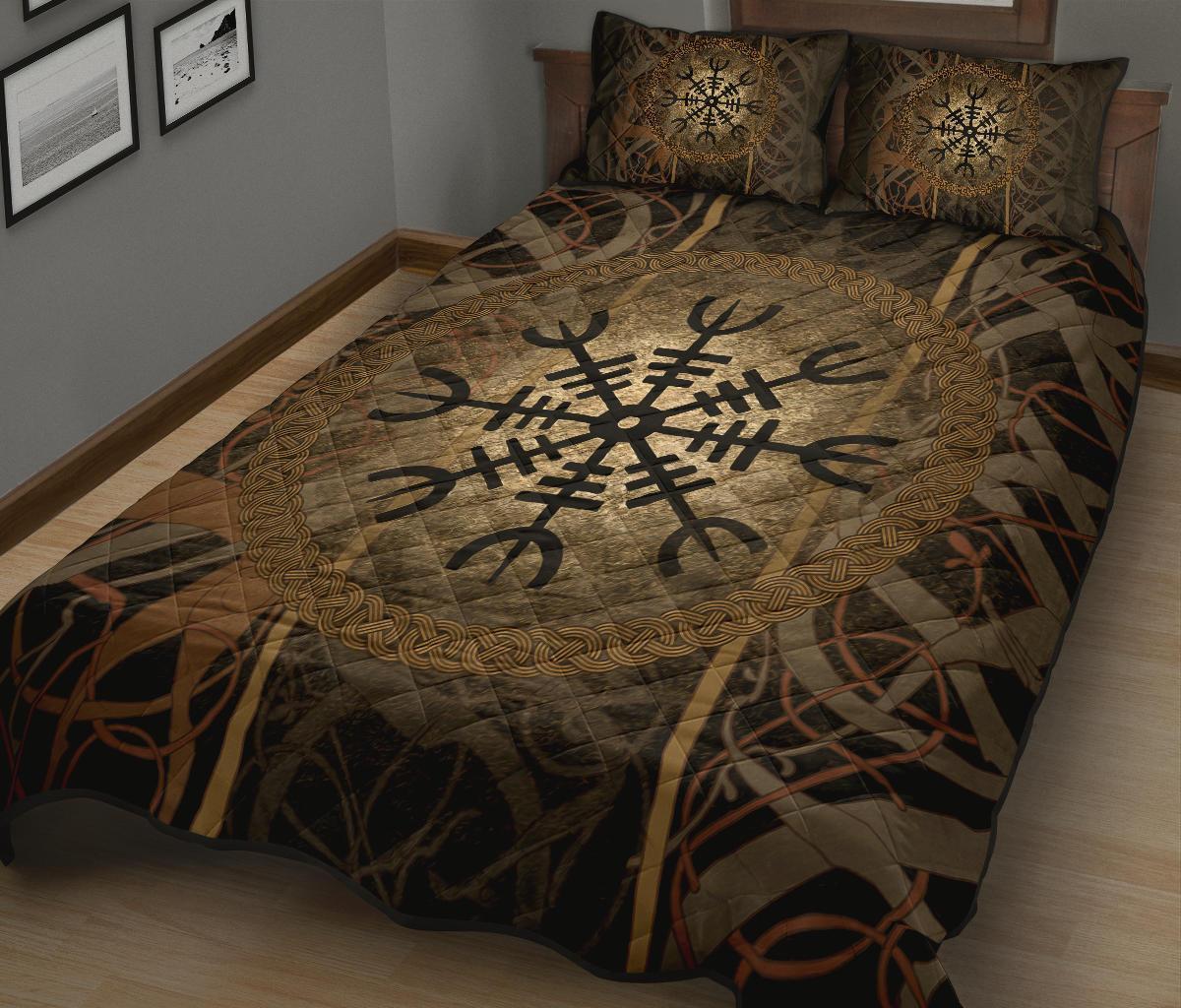 Awesome Hoodied Treble Clef And Hummingbirds Quilt Bed Set Viking HDQ032