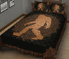 Awesome Hoodied Treble Clef And Hummingbirds Quilt Bed Set Big Foot HDQ019