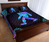 Awesome Hoodied Treble Clef And Hummingbirds Quilt Bed Set Big Foot HDQ020