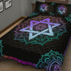 Awesome Hoodied Treble Clef And Hummingbirds Quilt Bed Set Star HDQ024