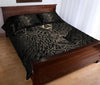 Awesome Hoodied Treble Clef And Hummingbirds Quilt Bed Set Viking HDQ033