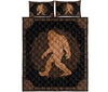 Awesome Hoodied Treble Clef And Hummingbirds Quilt Bed Set Big Foot HDQ019