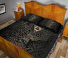Awesome Hoodied Treble Clef And Hummingbirds Quilt Bed Set Viking HDQ033