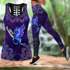 Awesome Hoodied 3D All Over Printer Legging Butterfly Violet HDL07