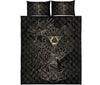 Awesome Hoodied Treble Clef And Hummingbirds Quilt Bed Set Viking HDQ033