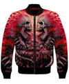 Awesome Hoodied Skull Red  3D All Over Printed Clothes For Women and Men DTK0013