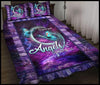 Awesome Hoodied Treble Clef And Hummingbirds Quilt Bed Set Butterfly HDQ021
